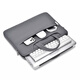 皮尔凡尼 PEELLE FIONA苹果电脑包适用于苹果MacBook Pro14 Air13.3笔记本M2/3/1手提包 677灰色【黑标】 14英寸