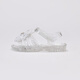 DAVE&BELLA children's sandals summer new girls transparent princess shoes baby girl open toe shoes children's casual shoes crystal silver ready stock 22
