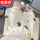 Hengyuanxiang cartoon cute shorts for women thin summer pajamas loose and comfortable baby feeling walking pants student casual home pants 702 2XL 135-150Jin [Jin equals 0.5 kg]
