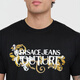Versace (VERSACE) VJ men's luxury trend baroque printed slim short-sleeved T-shirt 78GAHC05CJ01C official authentic Khaki 727 M