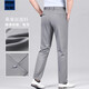 2025 Summer delgado de la marca de alta gama Pantalones casuales para hombres Pantalones de negocios de seda de mulberry Navy 5012 32 Tamaño igual
