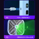 康铭4000V电蚊拍充电式大网面家用强力手柄加长伸缩折叠灭蚊灯灭蚊拍 4000V+12颗紫光+电量数显+3893