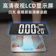 体脂秤智能称体重秤电子秤 自营体脂称电子秤小米苹果手机精准家用电子秤智能精准体脂秤减肥体重 皓月白 充电款 智能体脂秤