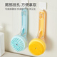 Amor dog bath brush cat bath brush silicone bath massage brush artifact dog bath shower gel special tool long handle bath brush + large bath towel