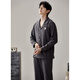 Catman pajamas men's pure cotton spring and autumn thin long sleeve solid color large-size autumn and winter style can be worn outside home clothing suit full cotton M12213 L (recommended weight 100-130 Jin [Jin equals 0.5 kg])