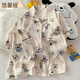 Youmanya pajamas for women in summer loose Korean version cute happy dog student girl cartoon dormitory casual home clothes can be worn outside 1105 Melody and Katie Cat-Yunduo Cotton Short Sleeve M (80-95Jin[Jin equals 0.5 kg])