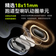 Concepto de conducción de huesos inalámbricos de la conducción de huesos inalámbrico de Lanston Airwave Pro Bluetooth, carrera deportiva, inalámbrica, Not-In-Ear, adecuado para Apple, Huawei, Teléfono móvil Xiaomi, Lightning Green