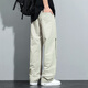 
Ji Bulun trendy brand wide-leg work pants for boys in summer thin loose quick-drying pants for men 2025 new straight-leg casual pants for men 759 green M [90-110Jin [Jin equals 0.5 kg]]