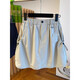 Trumpchi Vadern Korean version summer fat mm plus size 300 Jin [Jin equals 0.5 kg] design touching tooling retro skirt short skirt women loose high waist black R831 XL 120-150 Jin [Jin equals 0.5 kg]