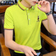 CZCM Light Luxury High-End-Marke Kurzärärmelte Polo-Shirt Herren-T-Shirt Lose Casual Collar Business Top Sommer neuer Stil CC866 Navy Knight 2XL (135-150jin [Jin Equals Equals Equals]))