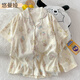 Youmanya pajamas for women in summer loose Korean version cute happy dog student girl cartoon dormitory casual home clothes can be worn outside 1105 Melody and Katie Cat-Yunduo Cotton Short Sleeve M (80-95Jin[Jin equals 0.5 kg])