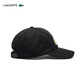 鳄鱼（LACOSTE）LACOSTE法国鳄鱼男女同款春季潮流时候logo印花棒球帽|RK9871 031/黑色 TU 均码