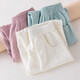 Nickybaby Pantalones de chicas del verano Seda delgada de hielo infantil de nueve puntos de pierna ancha Pantalones de zanahoria ropa de verano de niñas Chicas blancas 15263 metros blancos + 15251 Purple 130 cm