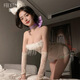 La perspectiva de la novia de Feimu Tom, la novia desnuda, tentador tentador, traje de encaje de la cadera de la cadera del camisón de la cabeza sexual sexy puro 6197 697778902333822 Dream Love Cat Champagne [arco, un tamaño (sugerido 80-130Jin [Jin equivale a 0.5 kg])
