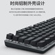 罗技K835 有线TKL悬浮键帽游戏办公多兼容机械键盘 全新仅拆封K835 TKL-黑色红轴