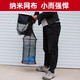 OIMG fish protection net bag thickened rubberized anti-hanging quick-drying stainless steel portable fish protection net square mouth black pit fish fishing net bag 23cm 2m with bag