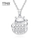 TTMIX lucky cat platinum pendant abacus pt950 platinum pendant new Chinese style pendant for girlfriend 4.3-4.5g