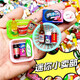 Mini Convenience Store Simulierte Lebensmittel mini-reduzierte Produkte simulierte Supermarkt-Lebensmittelspielzeug Spielen kleiner Modell Instant Nudeln 30 Teile ohne Wiederholung + Aufkleber