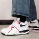 耐克（NIKE）篮球鞋男鞋2024春季新款运动鞋AIR FLIGHT 89简版AJ4休闲鞋板鞋 FD9928-101白红 40
