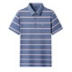 Montagut Polo Camisa Camiseta de manga corta para hombres en el verano Nuevo solapa de alta gama El algodón de seda de algodón de algodón de algodón de algodón de algodón 15100 de color verde claro Size 165