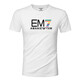 Armani summer men's ice silk short-sleeved T-shirt men's color printed large-size casual sports base shirt AM753 black M 90-120Jin [Jin equals 0.5 kg]