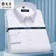 CEO Yageol Long Sleeve Shirt Men's 2025 New Pure Cotton No-Iron Middle-aged Casual High-end Professional Shirt 6624 38 (Suggested 100-115Jin [Jin equals 0.5 kg])