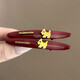 Jieweiyi Cherry Small Clip Women's New Sexy Hair Clip Half-tied Hair Clip on the Back of the Head Side Bangs Clip Shredded Hair Clip JYFJ138 Dog Hair Clip 1 pc