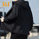 361 BINGQIN TECHNOLOGY SPORTS SETT MEN'S MEN'S AUTHONNE AUTOMNE BESOINT CHOOD COODED TRENGAN TRANCH Coat Veste avec pantalon rembourré de pieds