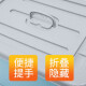 卉圳 收纳箱大号储物箱塑料整理存放箱带盖子车间物料收纳盒收纳箱带轮HN698