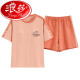 Langsha 2025 Coton Pure Pajamas Summer Femmes Pilover Pyjamas Summer Shorts à manches courtes à manches courtes et décontractées Ensemble de vêtements de maison Z9859 M