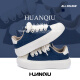 Zapatos de lona negra global zapatos para hombres para verano transpirable 2025 Nuevo zapatos deportivos casuales de altura de suela gruesa para parejas blancas