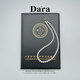 Dara pearl necklace female goddess pink young freshwater baby millet pearl clavicle chain birthday gift for girlfriend