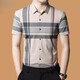 GY goldlion Jinlilai mulberry silk short-sleeved shirt men's summer new plaid casual no-iron high-end shirt men's inch shirt 9856 green S 165/80A suggested 100-120Jin [Jin equals 0.5 kg]