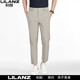 Lilang Herren-Kumpelhose 2025 Sommer dünner Stretch Slim Small Foot 9-Punkte West. Hosen No Iron Business Casual Hosen 9918 Schwarz One Size 29 Größe