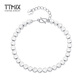 TTMIX shiny honeycomb platinum bracelet for women pt950 platinum hand ornament butterfly tail chain birthday gift 11.7-11.9g