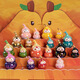 Monkey Happy Little Gourd Good Luck Happy Fulu Fulu Being Box Toys Doll Boy and Girl Children's Day adornos para enviar amigos Regalos de cumpleaños Xiaofulu-Small [Box único envío aleatorio]