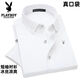 
Playboy; PLAYBOY short-sleeved shirt 2025 summer new fashion short-sleeved solid color free burning and smooth men's shirt daddy suit 695 light blue real pocket L Recommended 120-135Jin [Jin equals 0.5 kg]