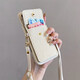 Lingliu suitable for vivos30pro mobile phone case oblique strap s19 portable 20 simple coin wallet s18pro bracket s17 light luxury printed butterfly 16Pro creative 15/12 brown master dog card case + lanyard vivo s16
