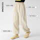Yoyo one (Yoyo one) girls' pants for summer thin children 2025 new spring fast-drying sweatpants for medium-sized children's casual trousers 15265 apricot color 150 150cm
