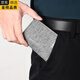 
GIOIO Japan imported quality canvas mini short wallet men's driver's license card bag integrated with small and simple student dark blue