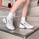 Japonés asis gel-1090 pareja zapatos casuales para hombres y mujeres deportes casuales cómodos cómodos de moda de moda migray azul 1203a243-021 42 41.5255 mm más medio tamaño