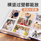 Youlemei grand album photo album de grande capacité album commémoratif Family 1000 inserts 567810 pouces couple couple baby croissance record baby taille mixte size Photo de stockage personnalisé Album de stockage (Blue Bottom) mixé 567810 pouces 694 images [joint standard / plastique]