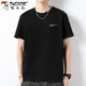 Specht (Tucano) Kurzärärmelte Herren-T-Shirt für den Sommer dünn runden Hals mit kühlem Bodenhemd High-End-halbärmelige Obert-Herrenkleidung dunkelgrau 2xl