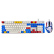 Logitech (Logitech) China Logitech K845 wired mechanical keyboard G502HERO mouse set black tea shaft e-sports game desktop Logitech K845 [blue and white keycap] + G502HERO [blue and white sticker Blue axis-[typing office selection] x No x 104 keys