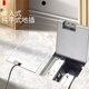 Marble tile floor socket invisible flat-screen hidden 45mm bottom box embedded five-hole floor socket silver 130 type - double five-hole (45 bottom box)