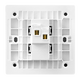 Bull whole house one button power off 86 type switch concealed main switch to turn off the lights in the whole house 16A high power main power supply G25 white G25 one button power off + 25A contactor