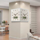 Zhuangshu coin mural horloge murale silencieuse double face simple simple horloge silencieuse à deux côtés horloge silencieuse salon maison Utilisation 9193
