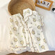 Usaqi Children's Pajamas for Women for Summer Shorts Girls 2025 New Junior High School Girls Home Clothing Set 753# Soft and Skin-friendly [Short Sleeve + Shorts] 100 [8 Size] 100-110CM 30-40Jin[Jin equals 0.5 kg]