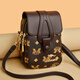 Jiemo [1159 Rückkauf] Kleine Tasche 2025 Neues Mode-Mobiltelefon-Tasche Mini Crossbody Tasche VERSATILE MULTI-LAYER KJ BROWN