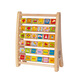Hape [Offizieller Direktverkauf] Alphabetische Abacus Abacus 3-6-jährige Kinderspielzeug 100 Tabletten für Babys, Jungen und Mädchen, die früh alphabetische Abakus unterrichten